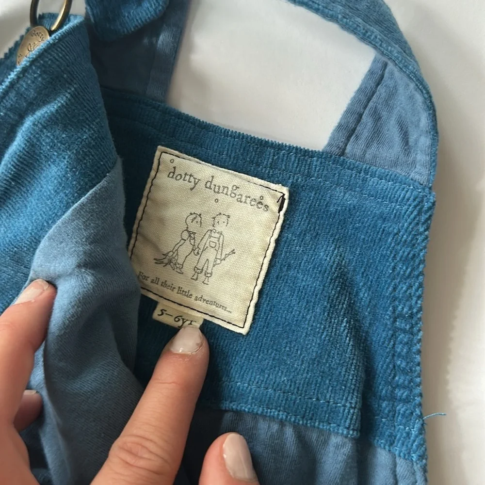 Kids Teal Corduroy Overalls Jumpsuit